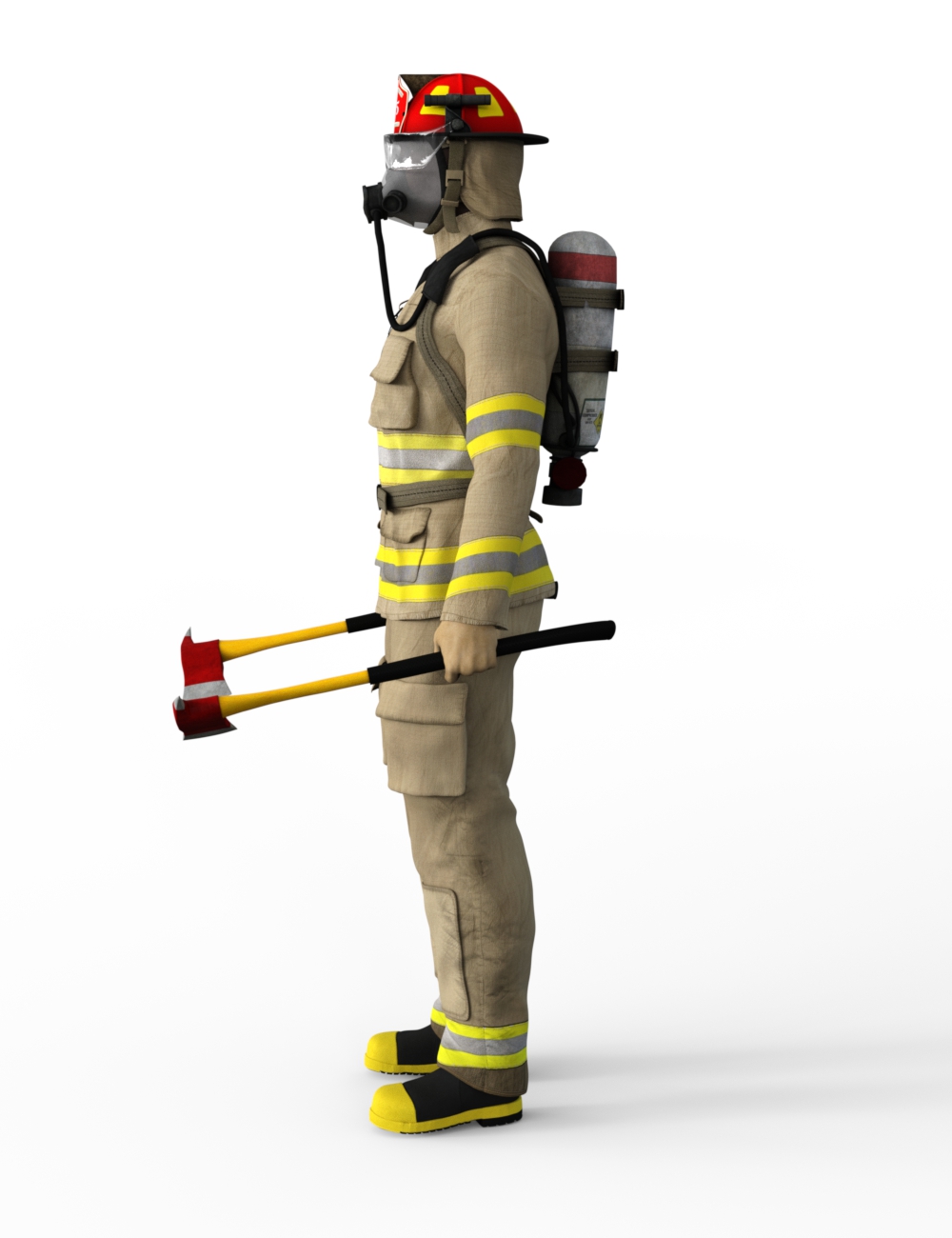 FBX- Dash Firefighter Uniform by: Paleo, 3D Models by Daz 3D