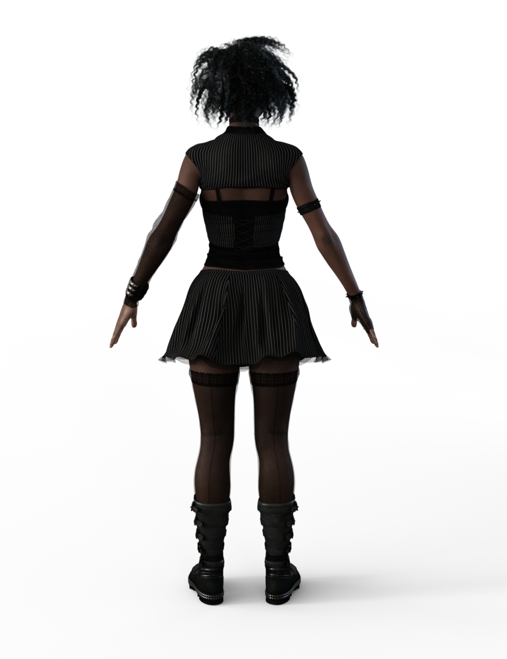 FBX- Lynsey Goth Girl Outfit FBX- Lynsey Goth Girl Outfit by: Paleo, 3D Models by Daz 3D