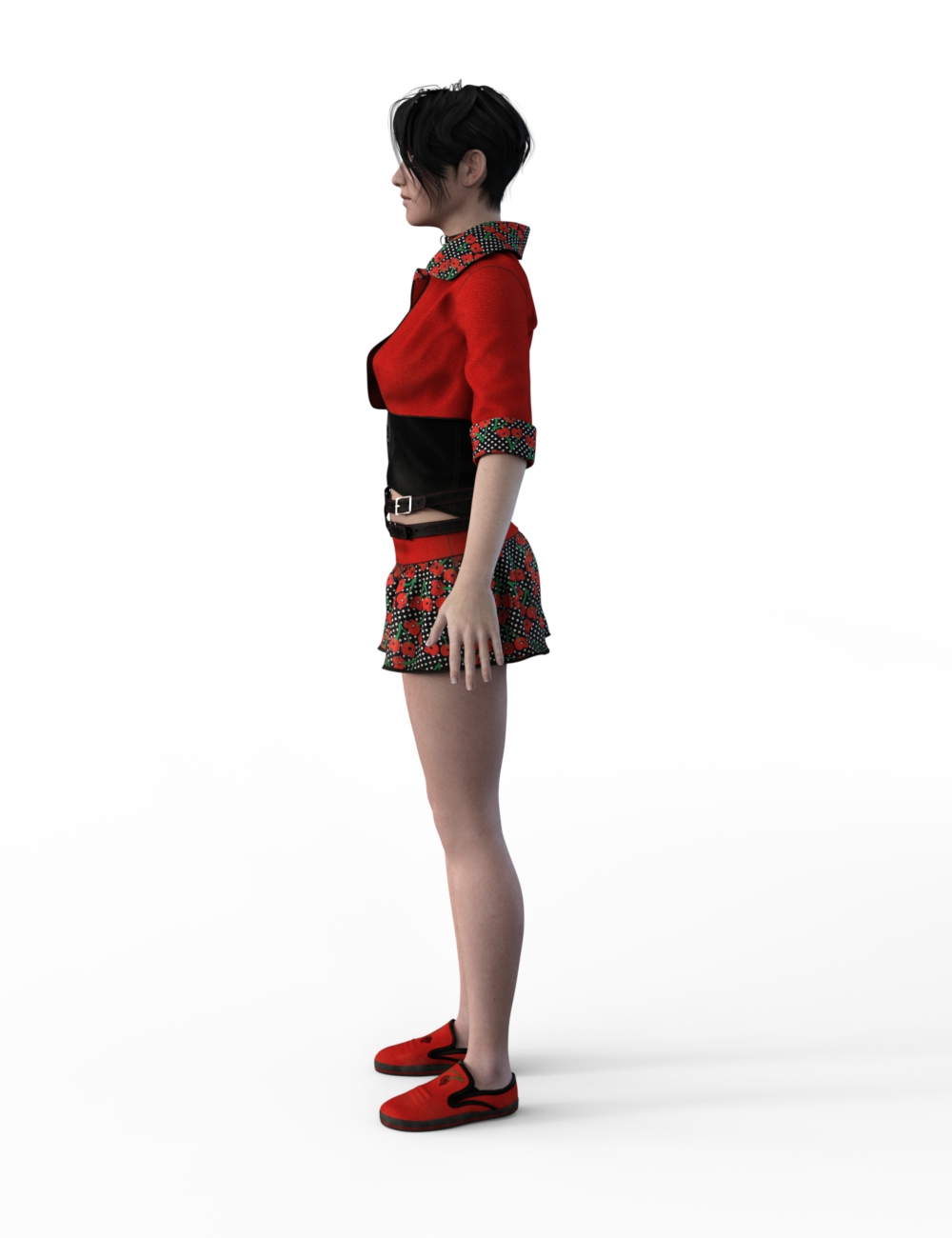 FBX- Base Female Cute Punk Outfit FBX- Base Female Cute Punk Outfit by: Paleo, 3D Models by Daz 3D