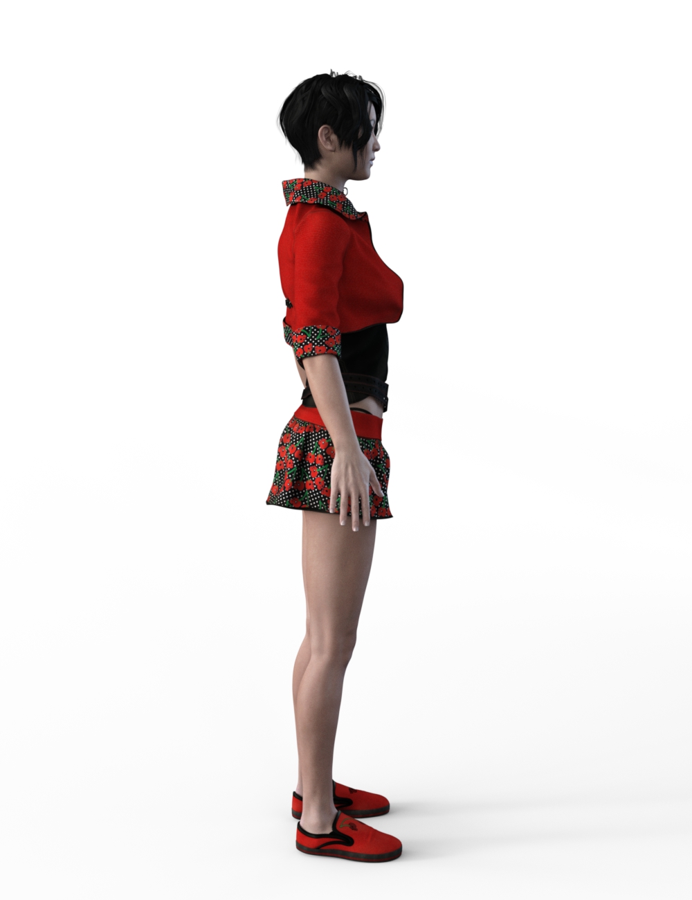 FBX- Mei Lin Cute Punk Outfit by: Paleo, 3D Models by Daz 3D