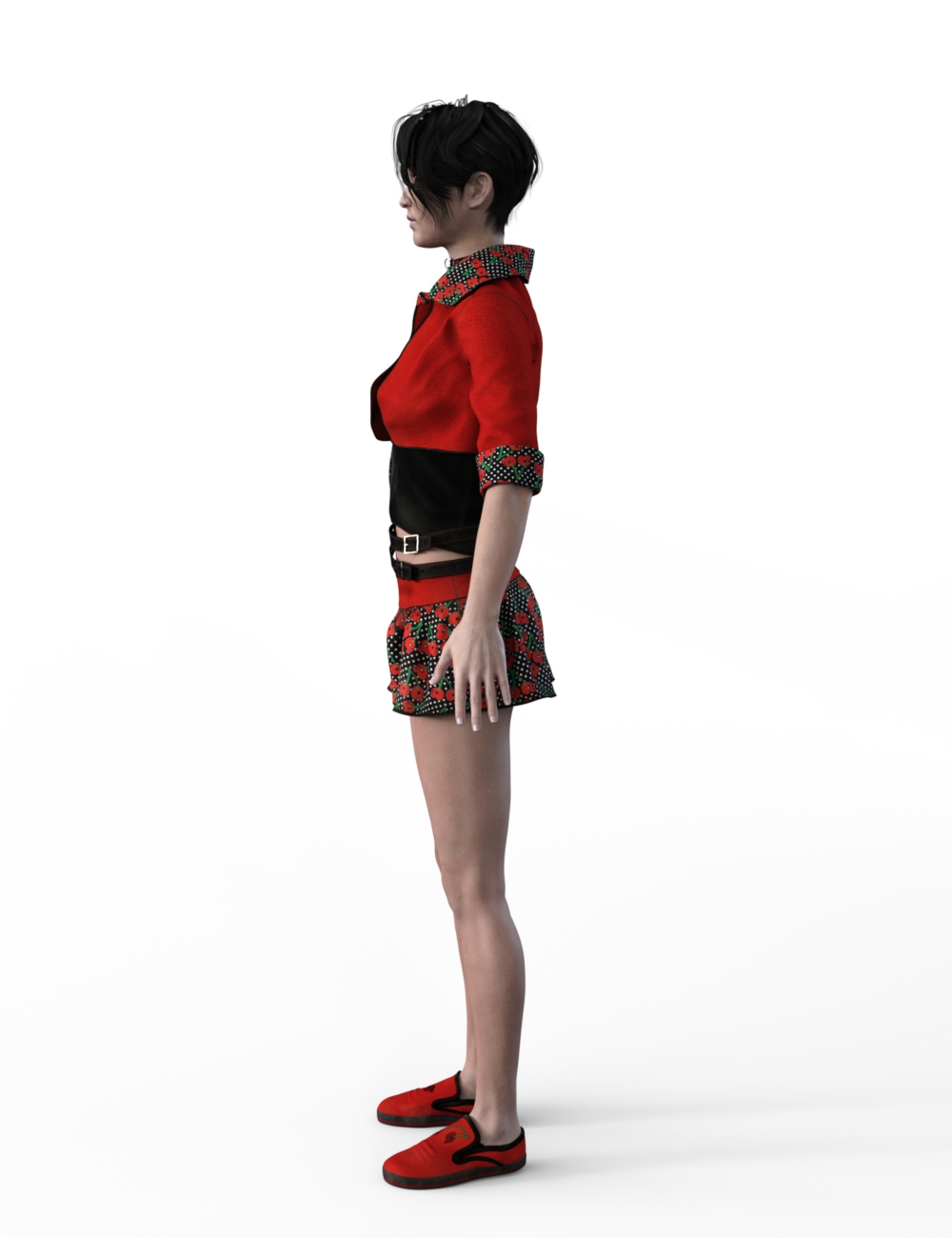 FBX- Mei Lin Cute Punk Outfit by: Paleo, 3D Models by Daz 3D