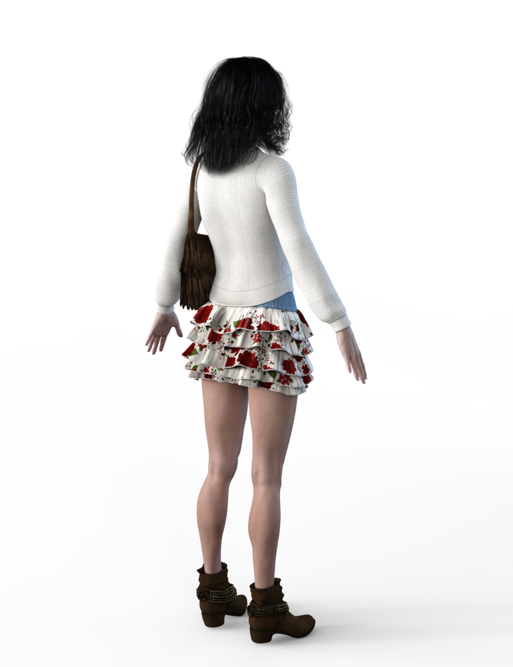 FBX- Mei Lin Sunny Summer Outfit by: Paleo, 3D Models by Daz 3D