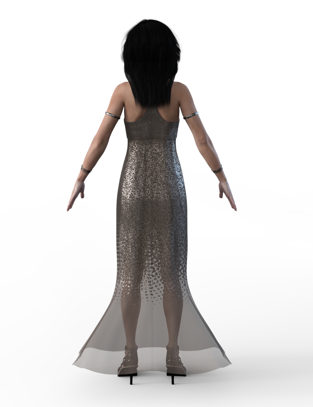 FBX- Mei Lin Maxi Dress Outfit FBX- Mei Lin Maxi Dress Outfit by: Paleo, 3D Models by Daz 3D