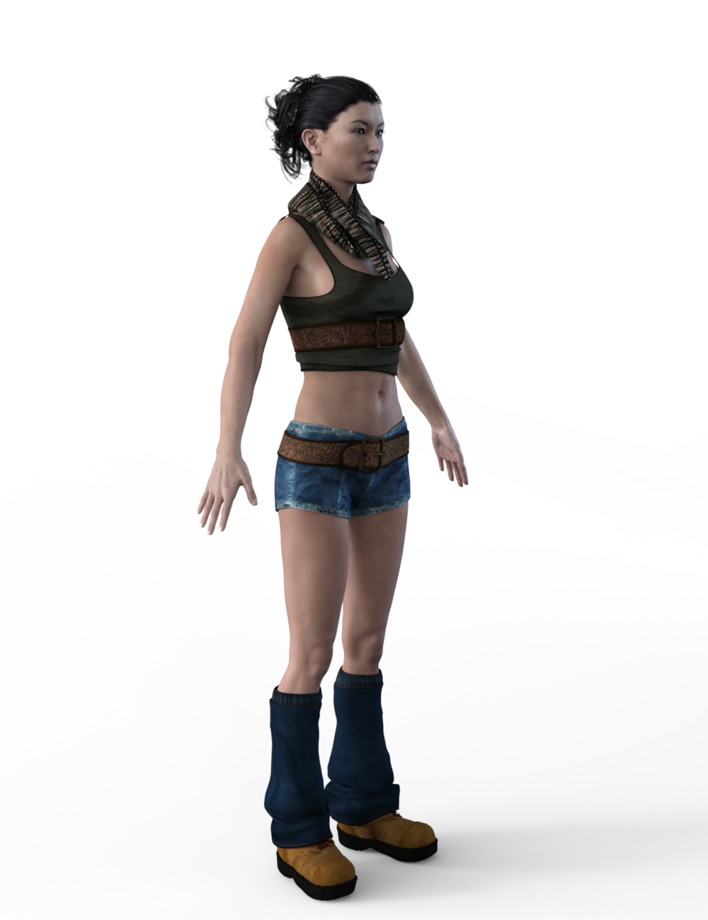FBX- Mei Lin Quinn Outfit FBX- Mei Lin Quinn Outfit by: Paleo, 3D Models by Daz 3D