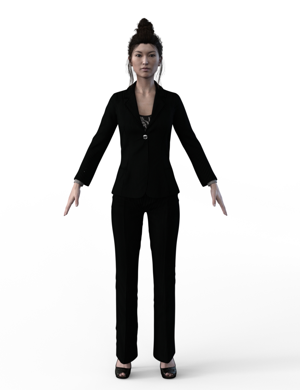 FBX- Mei Lin New York Business Outfit by: Paleo, 3D Models by Daz 3D