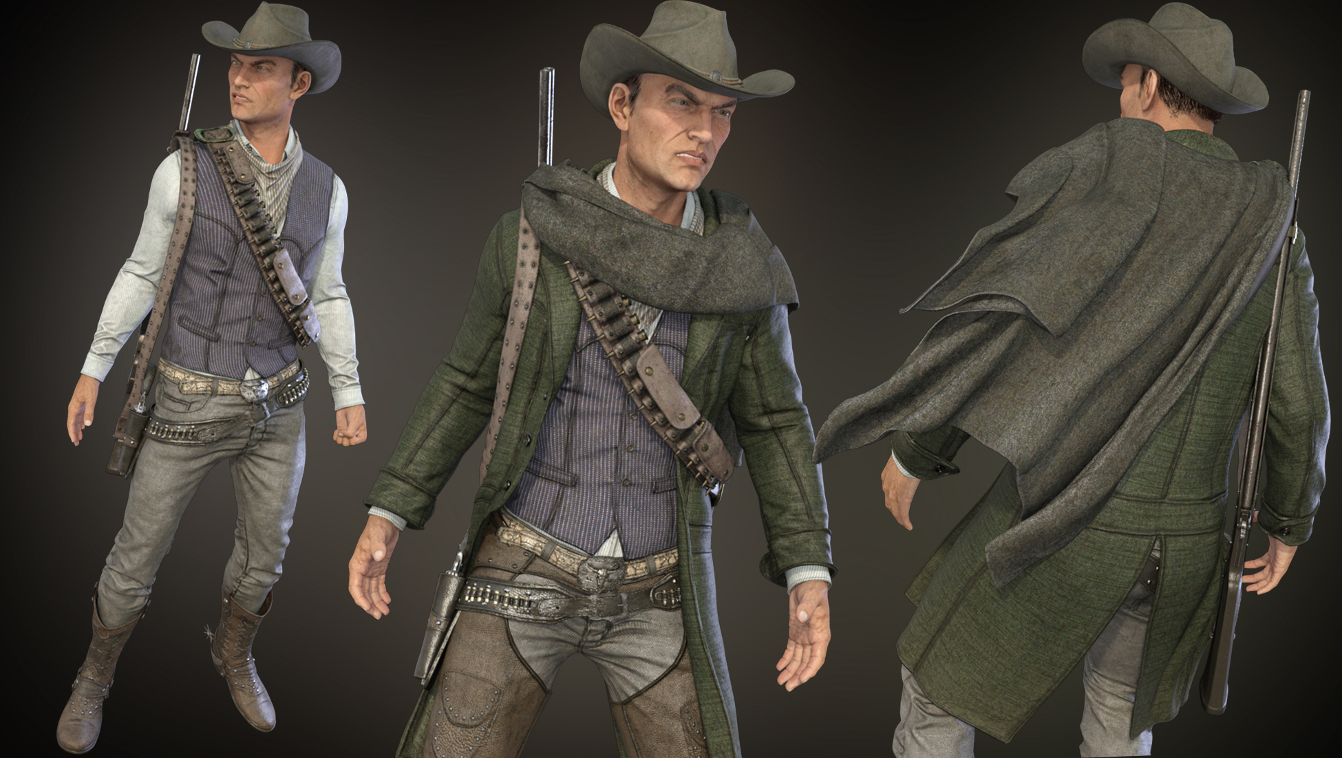 Desperado HD Expansion Pack by: Luthbellina, 3D Models by Daz 3D