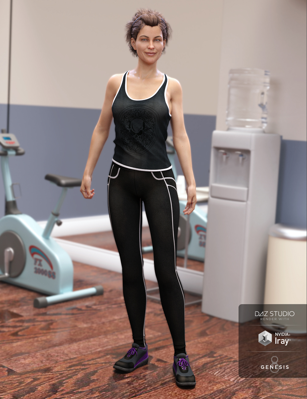 Gym Wear Outfit for Genesis 8 Female(s) Gym Wear Outfit for Genesis 8 Female(s) by: ArienMada, 3D Models by Daz 3D