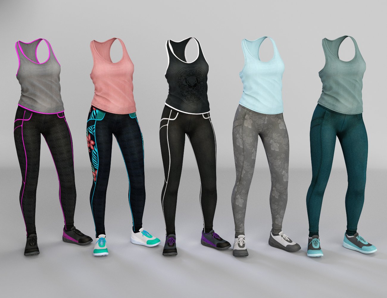 Gym Wear Outfit for Genesis 8 Female(s) Gym Wear Outfit for Genesis 8 Female(s) by: ArienMada, 3D Models by Daz 3D
