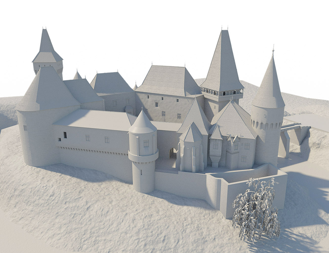 Medieval Castle by: bitwelder, 3D Models by Daz 3D