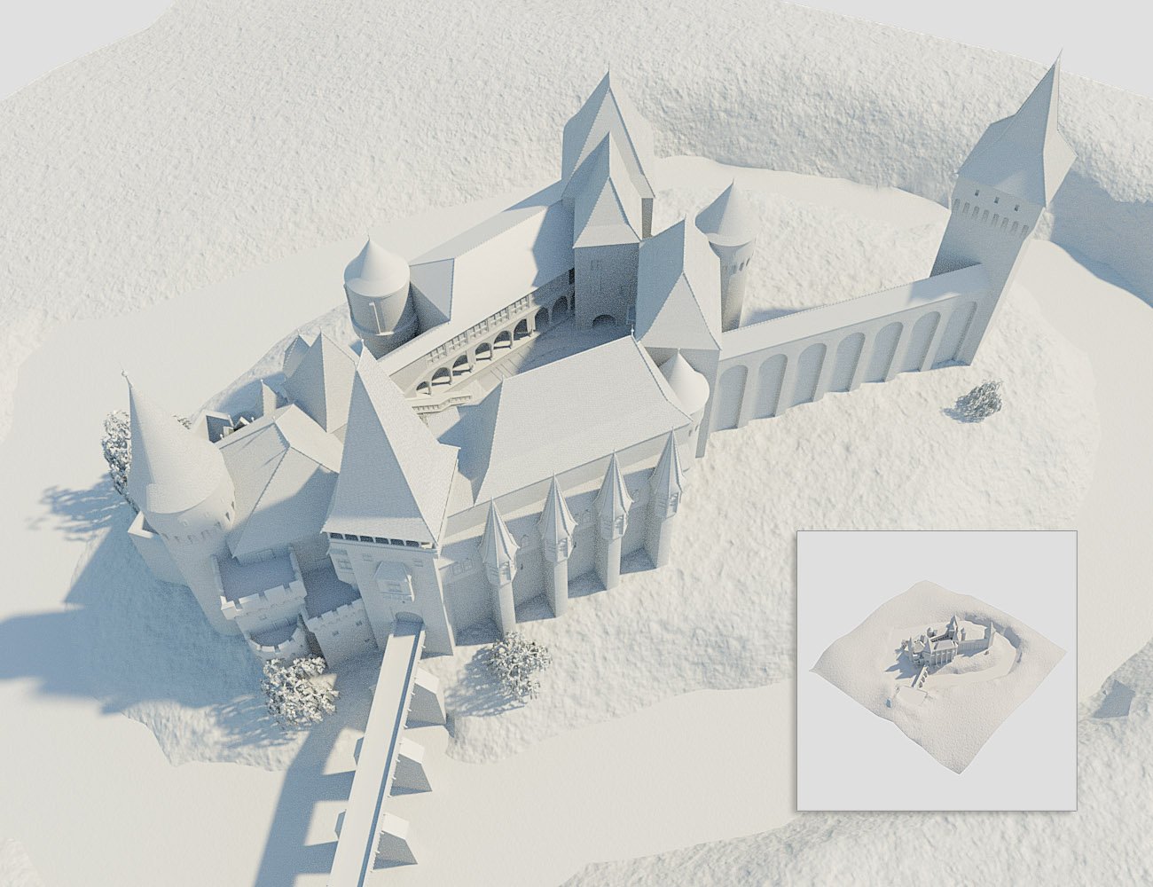 Medieval Castle Medieval Castle by: bitwelder, 3D Models by Daz 3D