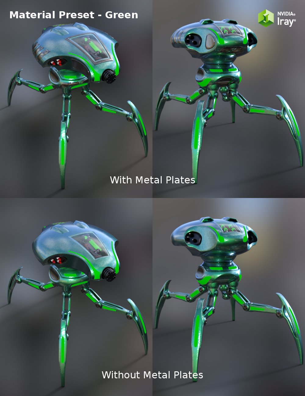 T1CK Assault Crawler T1CK Assault Crawler by: JSchaper, 3D Models by Daz 3D