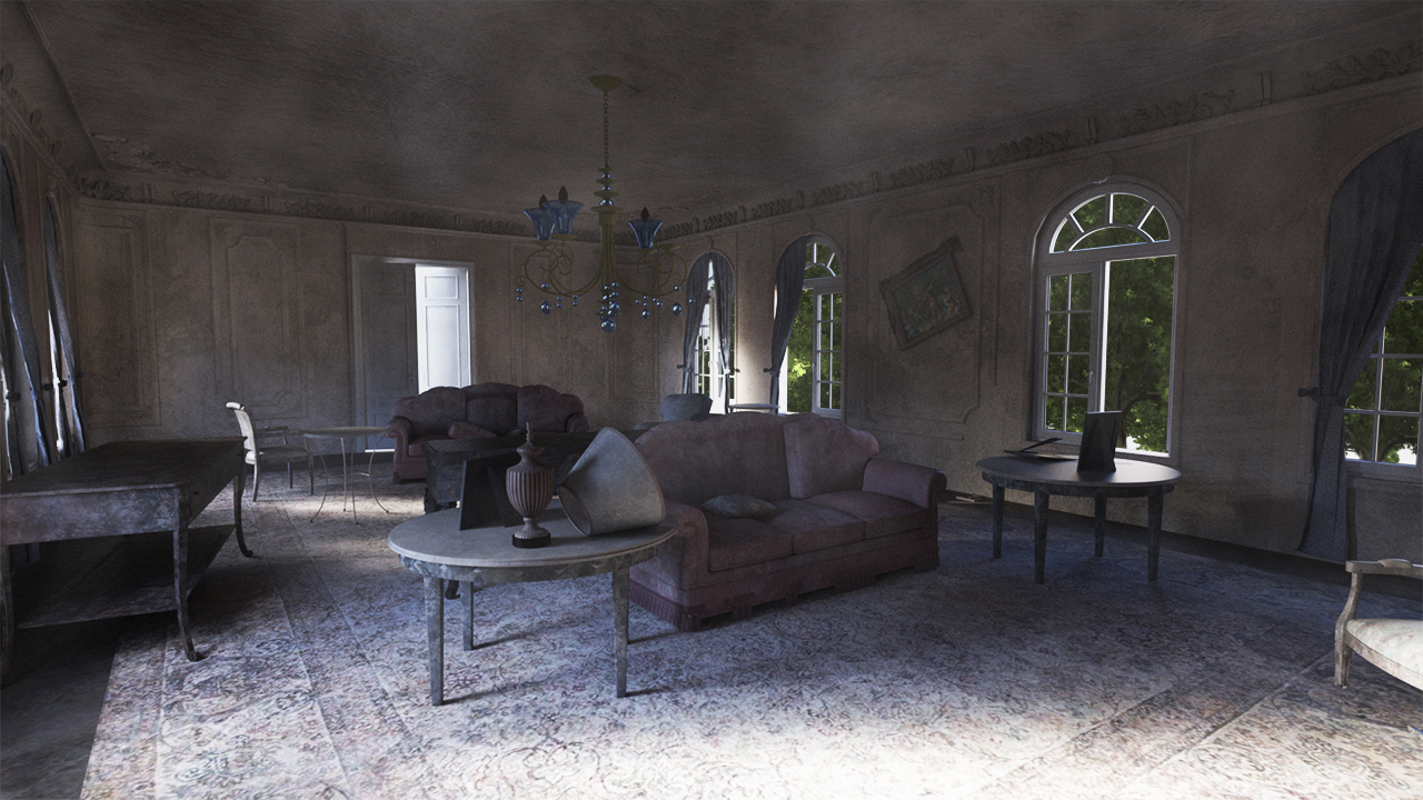 Old Royal Hall Abandoned by: Tesla3dCorp, 3D Models by Daz 3D