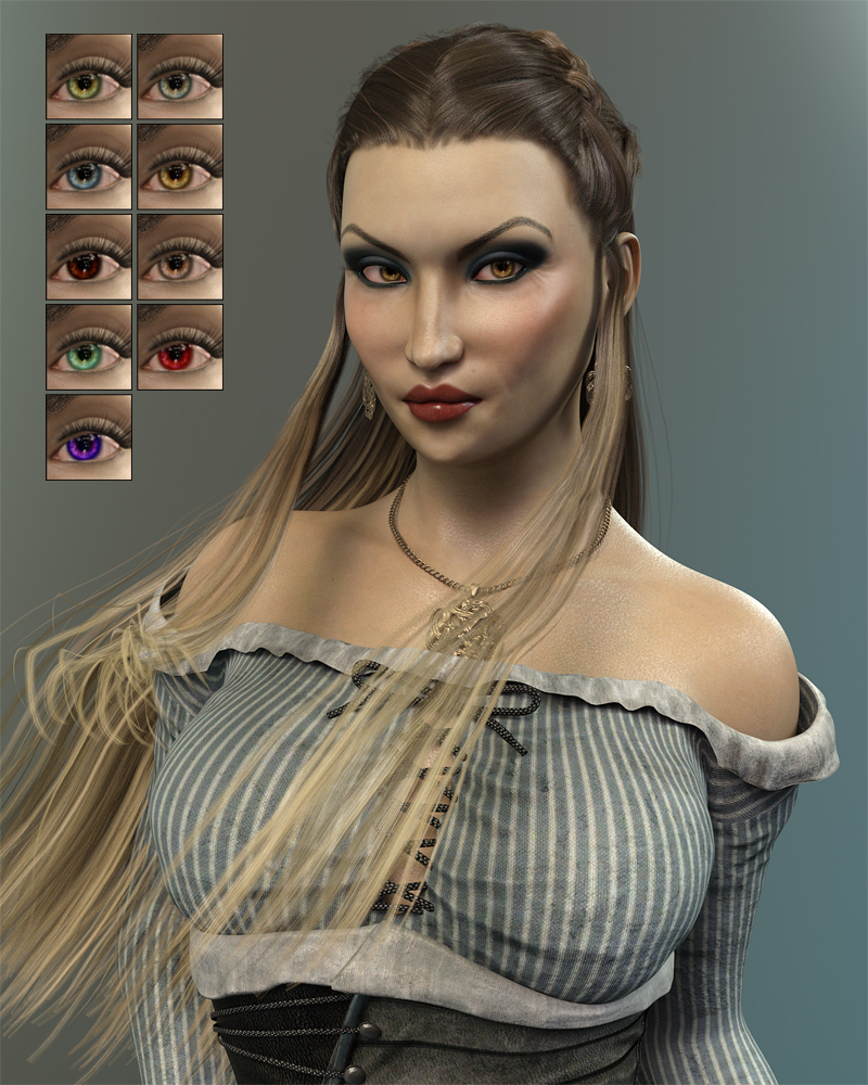 Nyx for Genesis 8 Female by: TwiztedMetal, 3D Models by Daz 3D