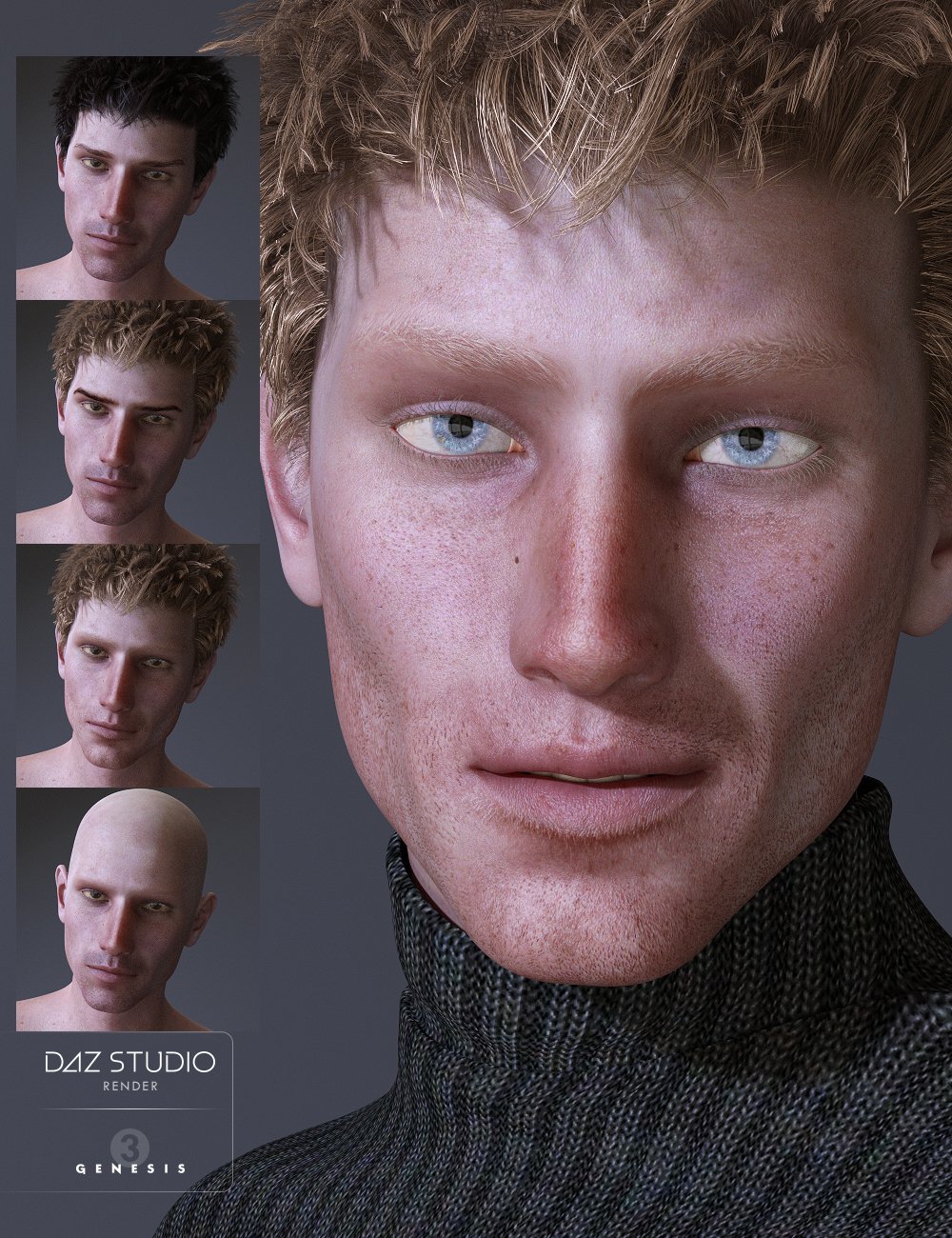 Lennox for Genesis 3 Male by: Darwins Mishap(s), 3D Models by Daz 3D