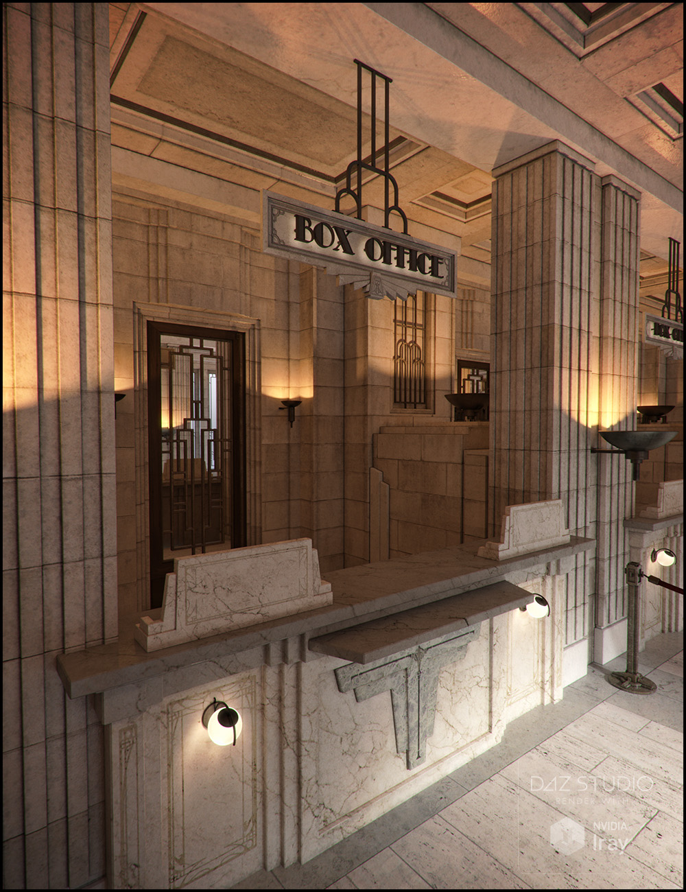 Deco Lobby Addon Deco Lobby Addon by: Jack Tomalin, 3D Models by Daz 3D