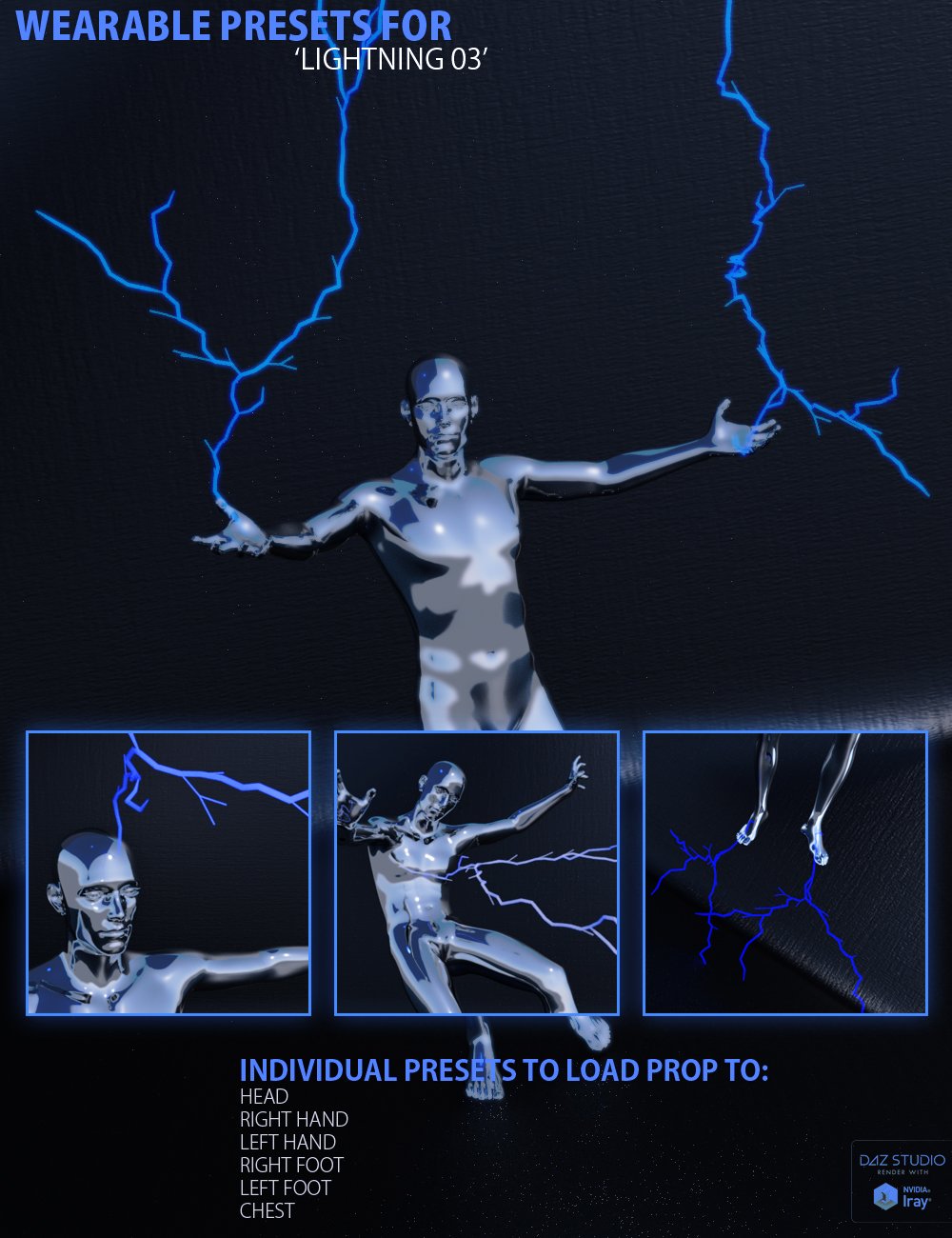 Electromancy Power Poses for Genesis 3 Male Electromancy Power Poses for Genesis 3 Male by: FeralFey, 3D Models by Daz 3D