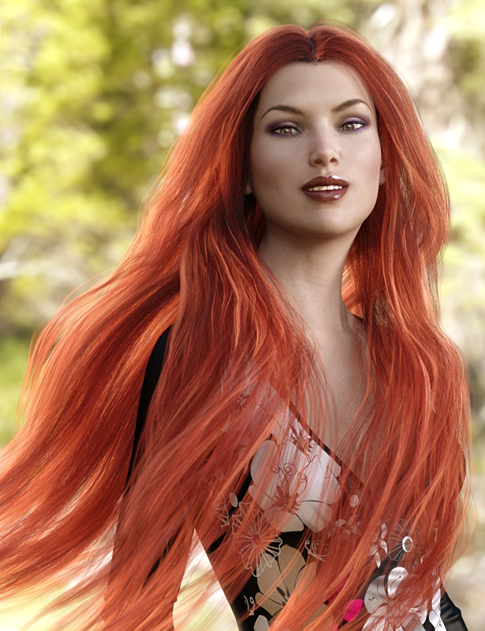 Hair Lustre Shaders for Iray by: PhilW, 3D Models by Daz 3D