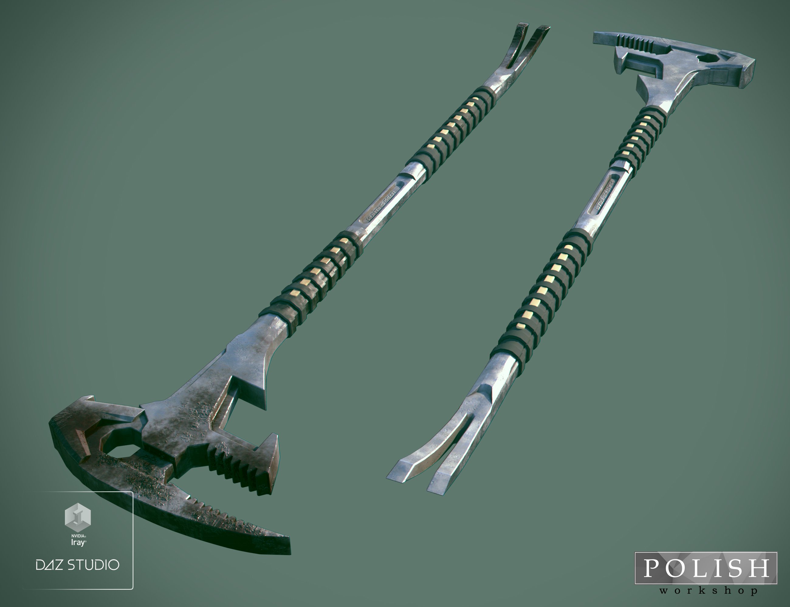 KillZombie Melee Weapons by: Polish, 3D Models by Daz 3D