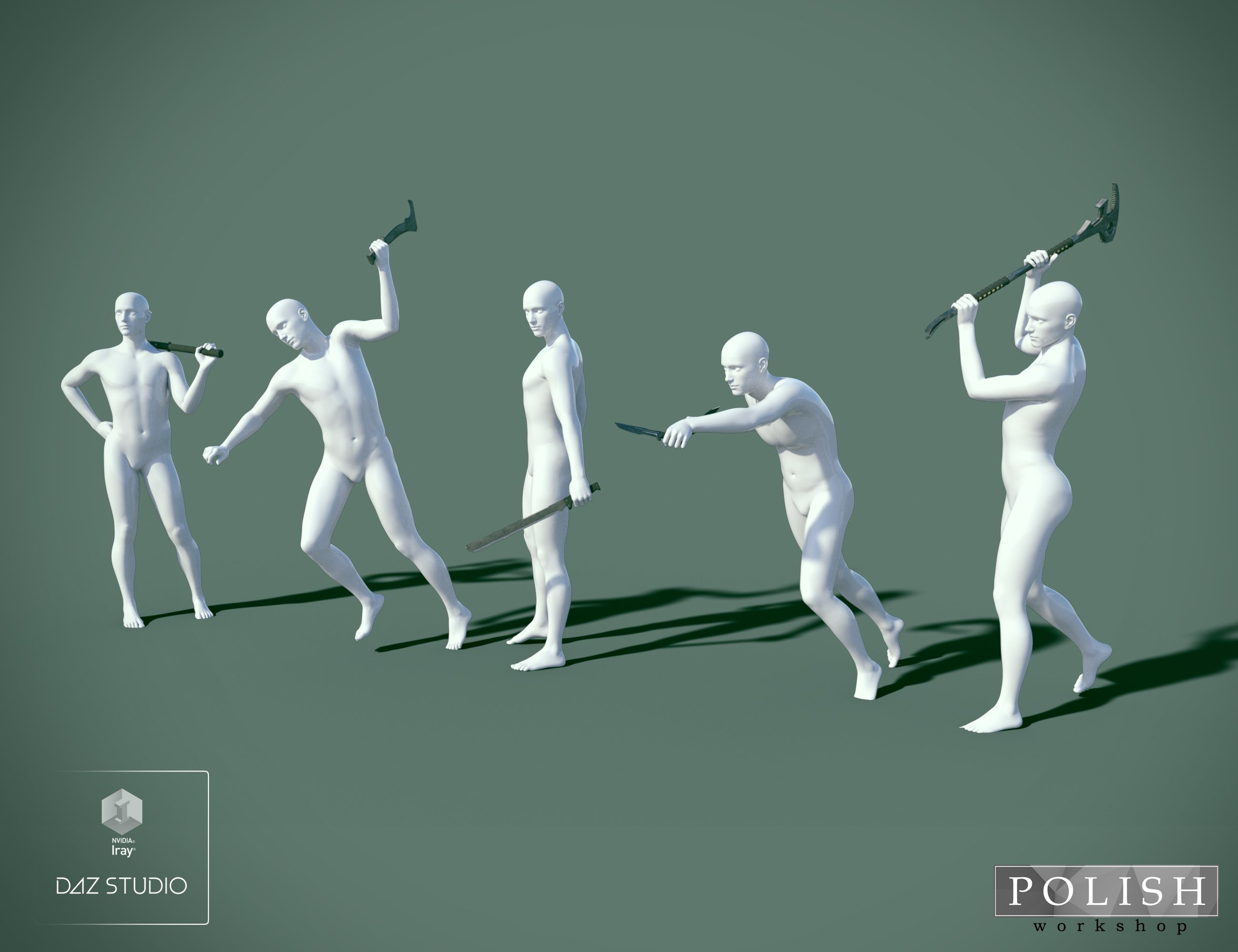 KillZombie Melee Weapons KillZombie Melee Weapons by: Polish, 3D Models by Daz 3D