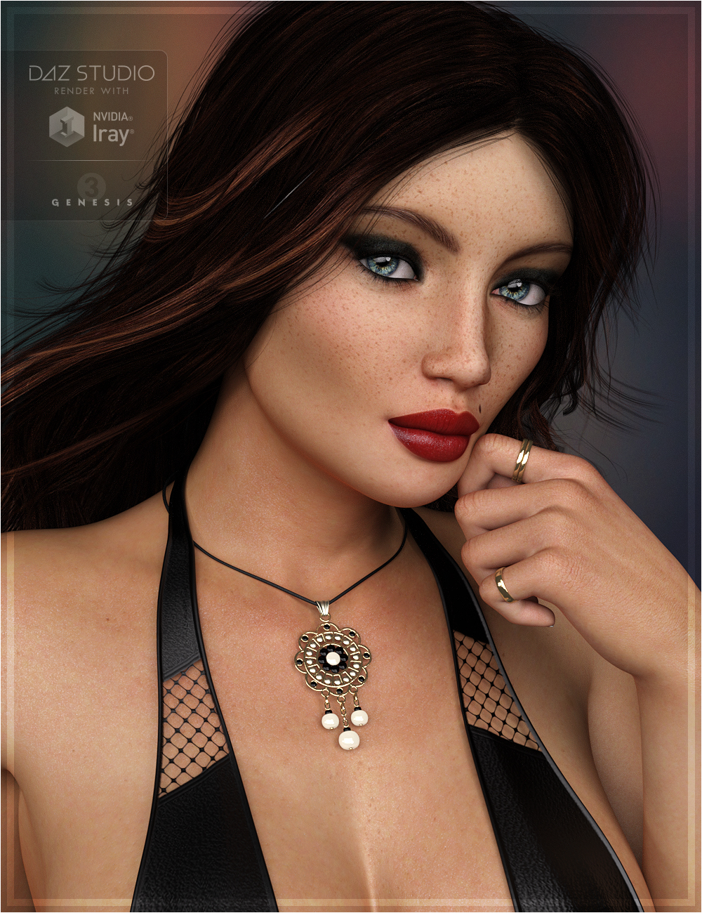 Lizzie for Genesis 3 Female by: OziChick, 3D Models by Daz 3D
