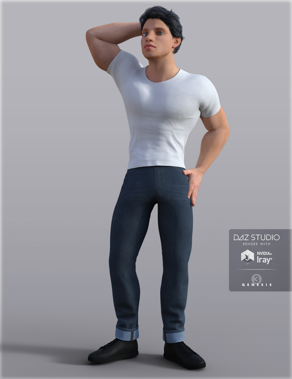 H&C Checkered Shirt Outfit for Genesis 3 Male(s) H&C Checkered Shirt Outfit for Genesis 3 Male(s) by: IH Kang, 3D Models by Daz 3D