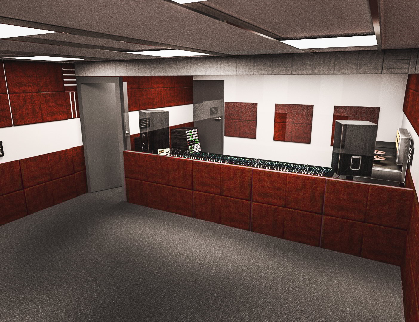 Recording Studio Recording Studio by: Serum, 3D Models by Daz 3D