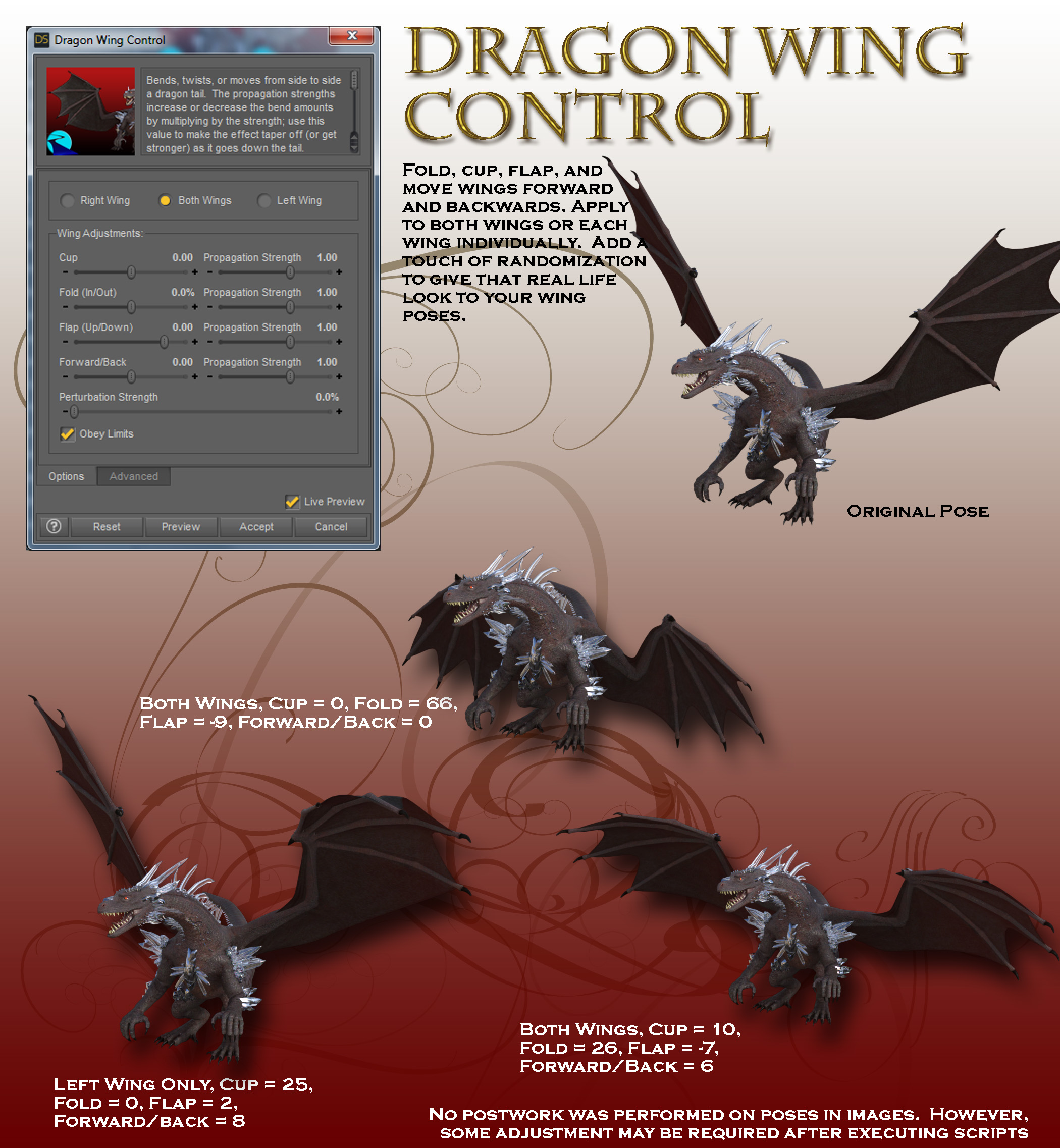 Dragon Master Pose Control for Dragon 3 and Crystal Dragon Dragon Master Pose Control for Dragon 3 and Crystal Dragon by: RiverSoft Art, 3D Models by Daz 3D
