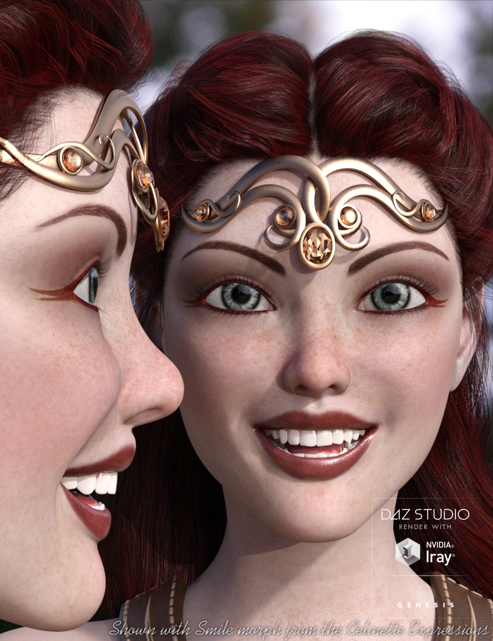 Celinette - Human and Fairy for Genesis 3 Female Celinette - Human and Fairy for Genesis 3 Female by: 3D-GHDesign, 3D Models by Daz 3D