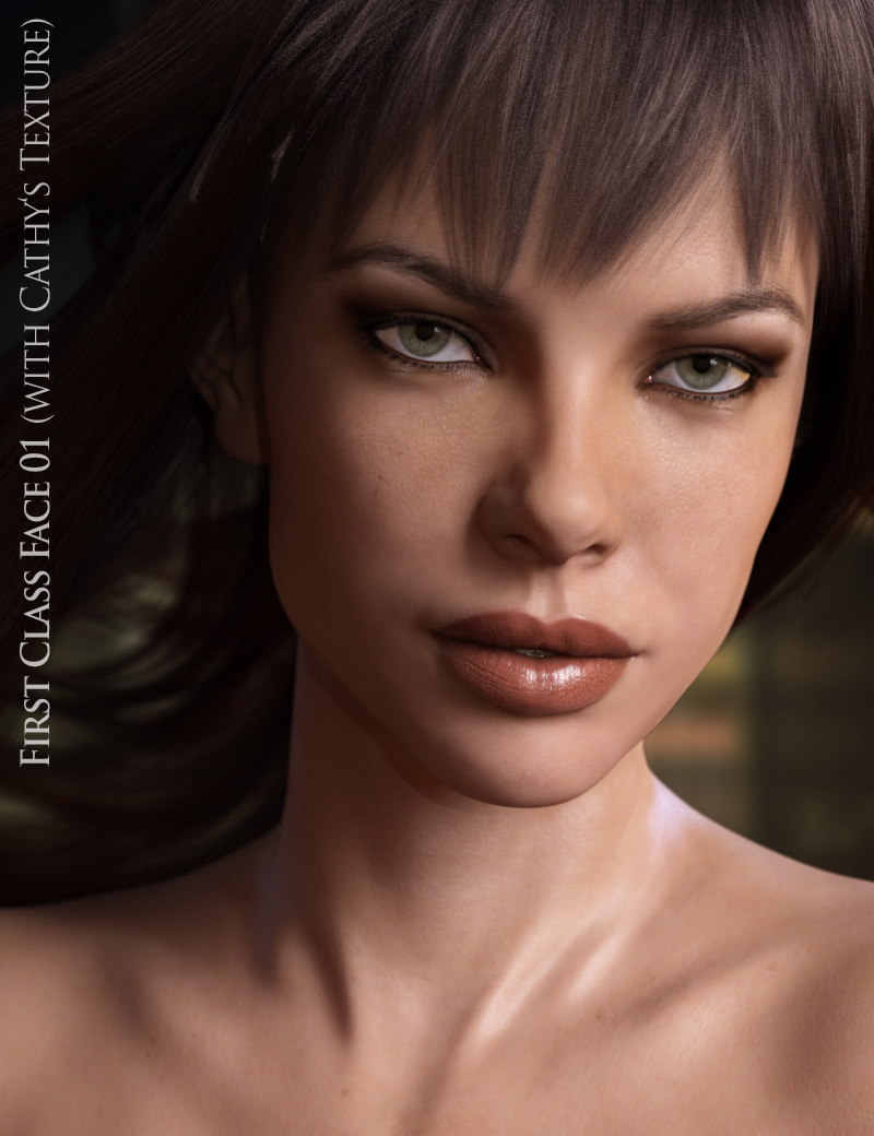 First Class Faces HD for Victoria 8 by: Raiya, 3D Models by Daz 3D