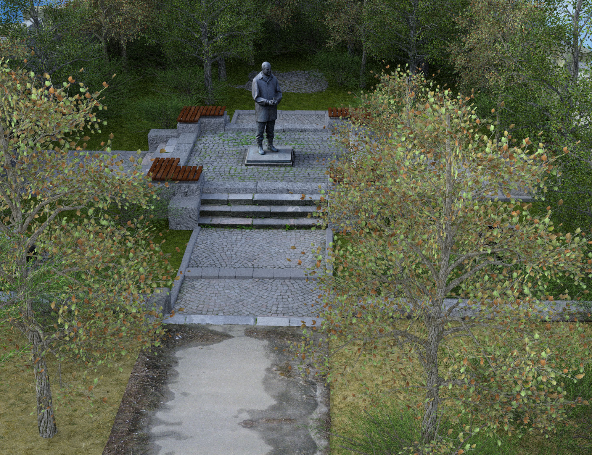The Forgotten Park by: Oskarsson, 3D Models by Daz 3D