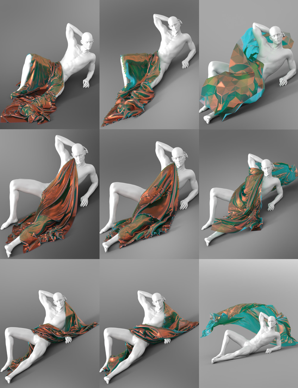 Shiny SheetZ II for Genesis 3 Male(s) by: Jepe, 3D Models by Daz 3D