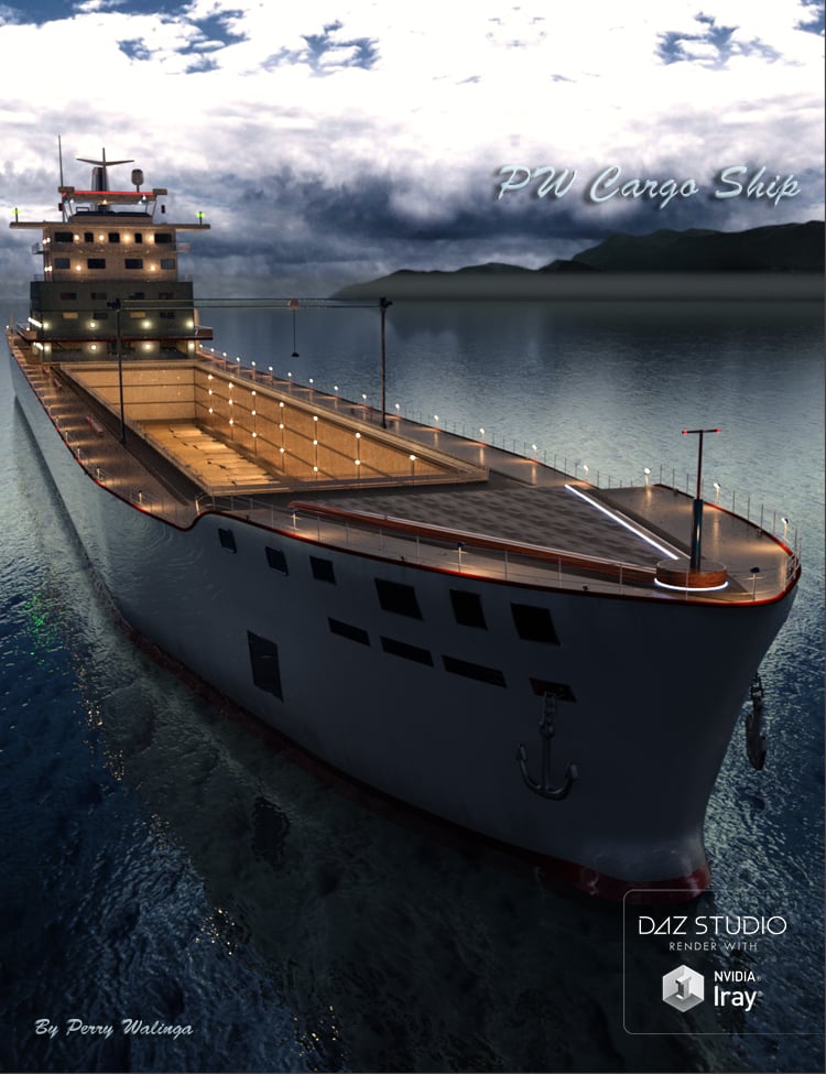 PW Cargo Ship by: PW Productions, 3D Models by Daz 3D