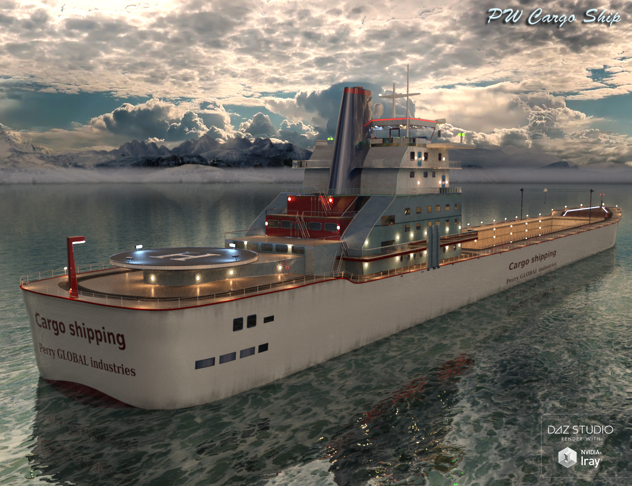 PW Cargo Ship by: PW Productions, 3D Models by Daz 3D