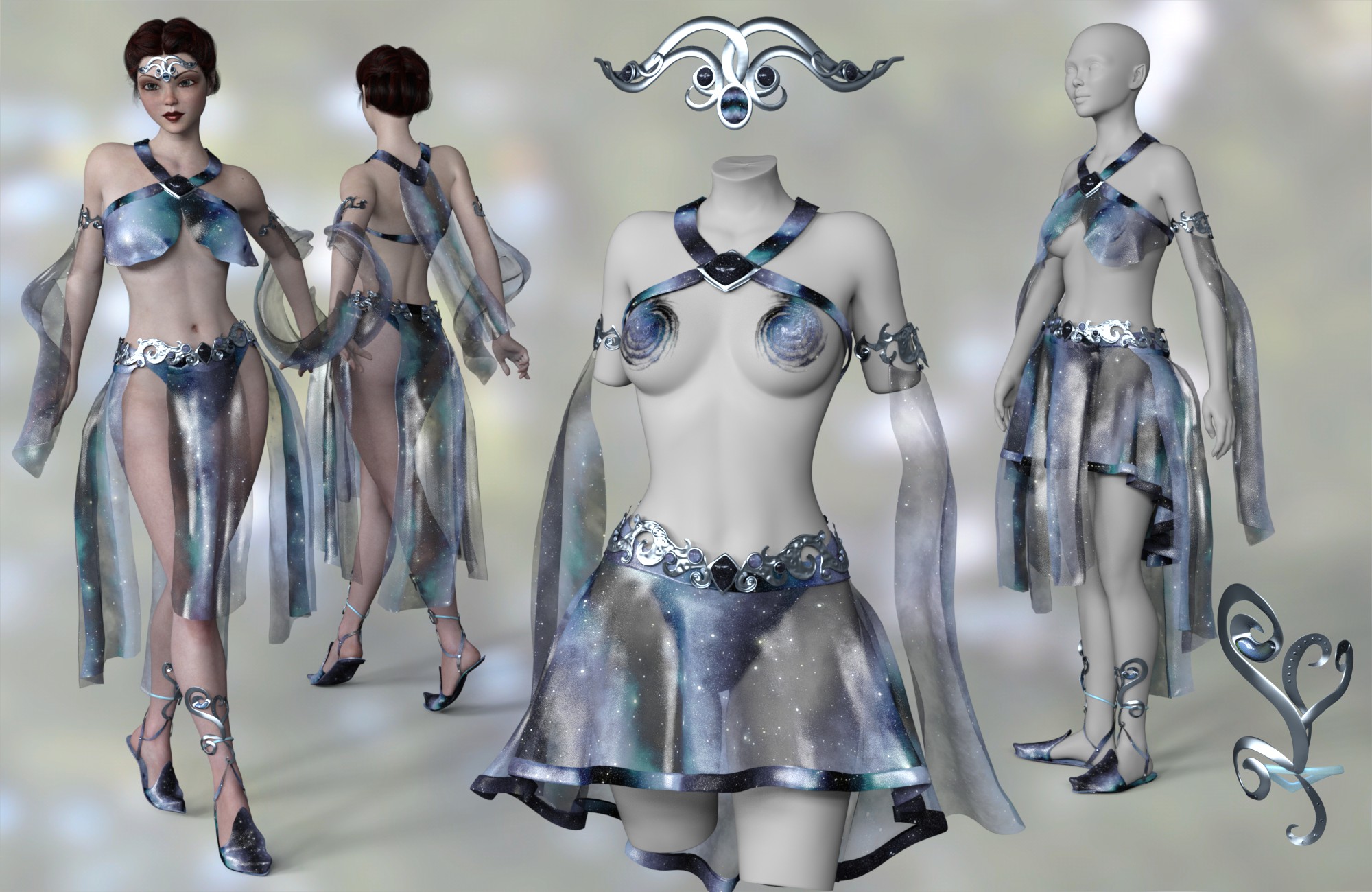 Celinette Clothes Expansion by: 3D-GHDesign, 3D Models by Daz 3D
