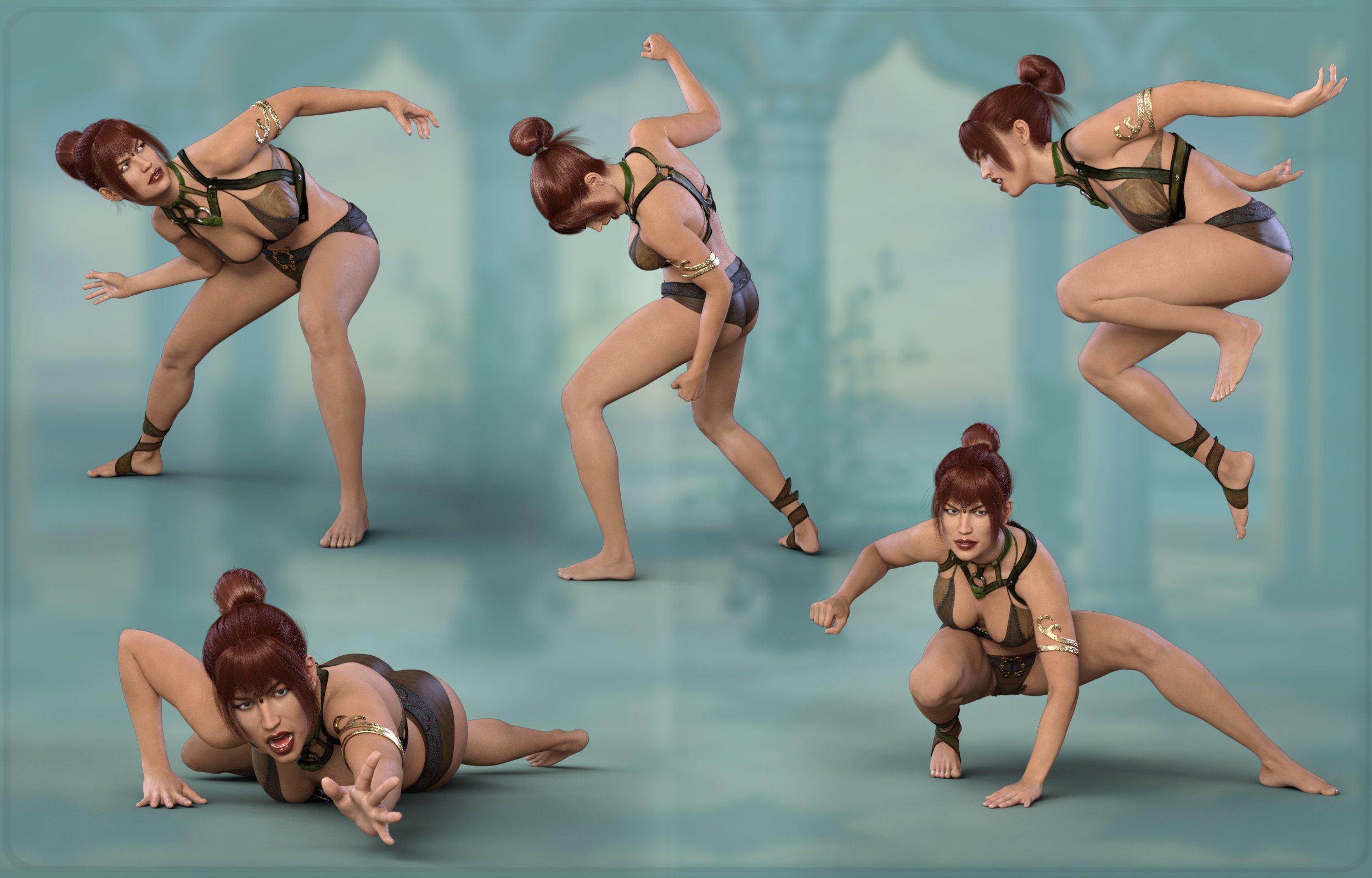 Z Warrior Princess - Poses for Genesis 8 Female and Olympia 8 by: Zeddicuss, 3D Models by Daz 3D