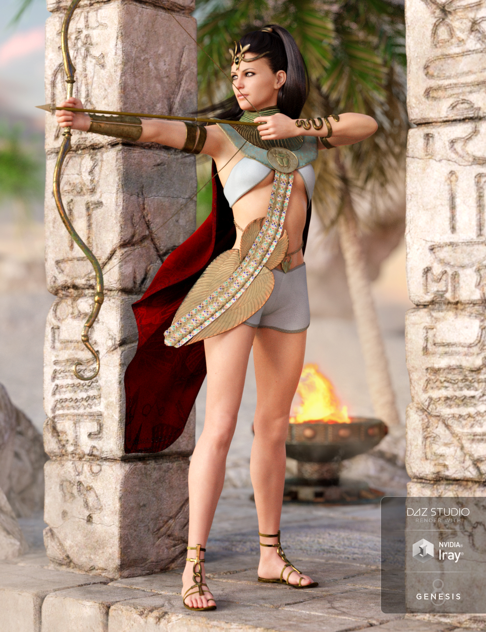 Desert Watcher Outfit Textures by: Anna Benjamin, 3D Models by Daz 3D