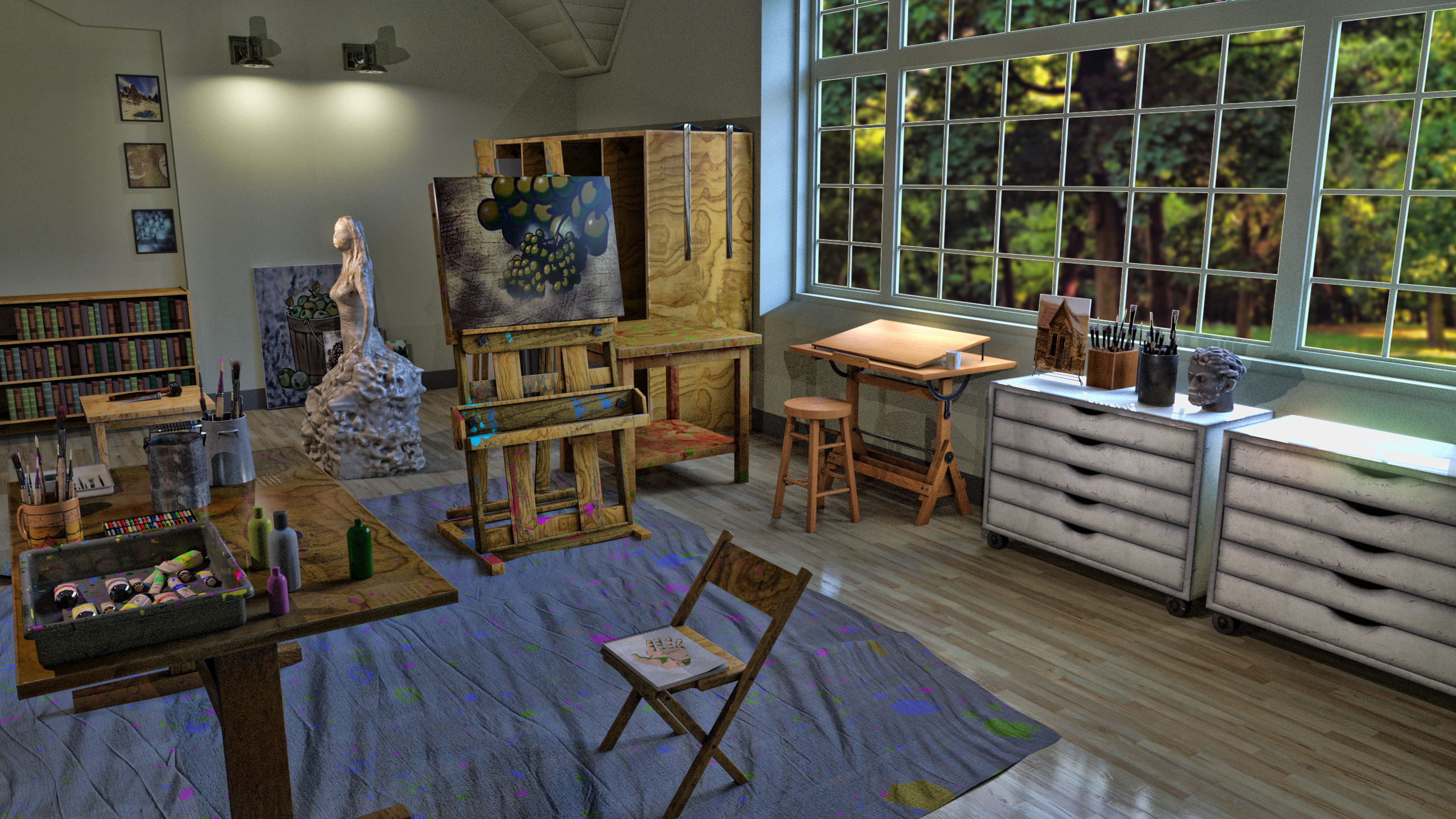 Art Studio Art Studio by: Fugazi1968, 3D Models by Daz 3D