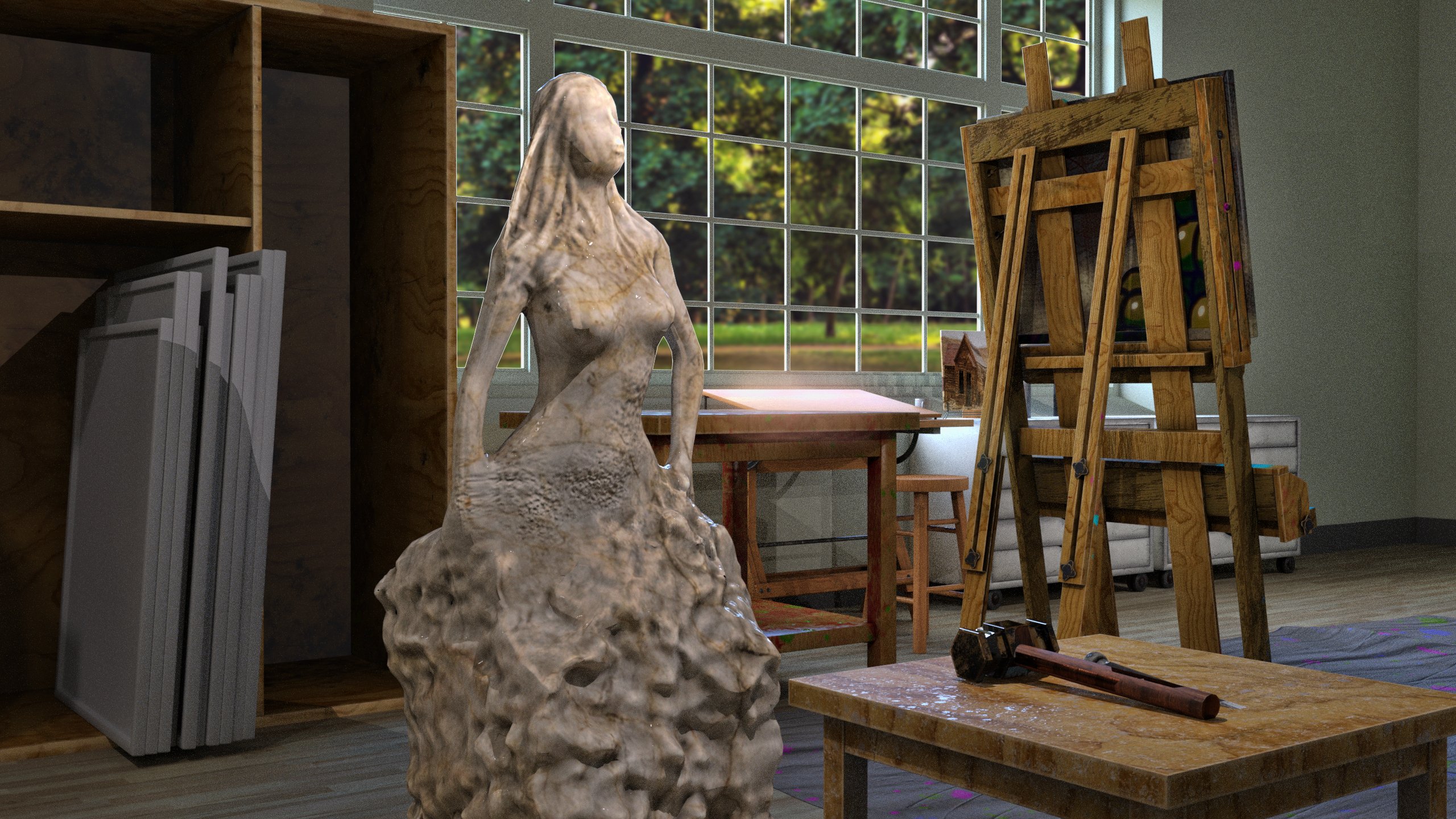 Art Studio Art Studio by: Fugazi1968, 3D Models by Daz 3D