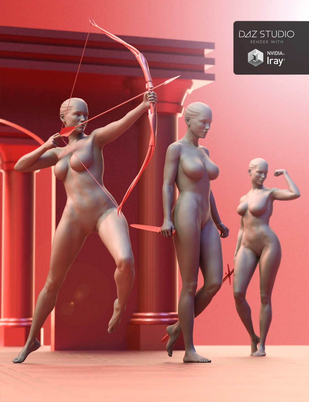 Insurrection Poses for Genesis 8 Female and Olympia 8 by: Faber Inc, 3D Models by Daz 3D