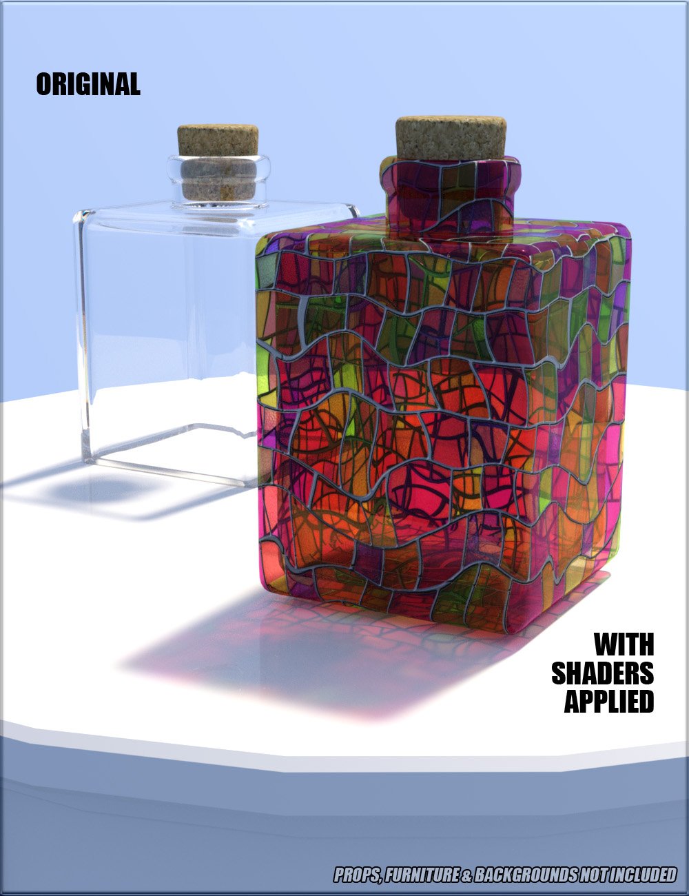 Stained Glass Iray Shaders Stained Glass Iray Shaders by: vyktohria, 3D Models by Daz 3D