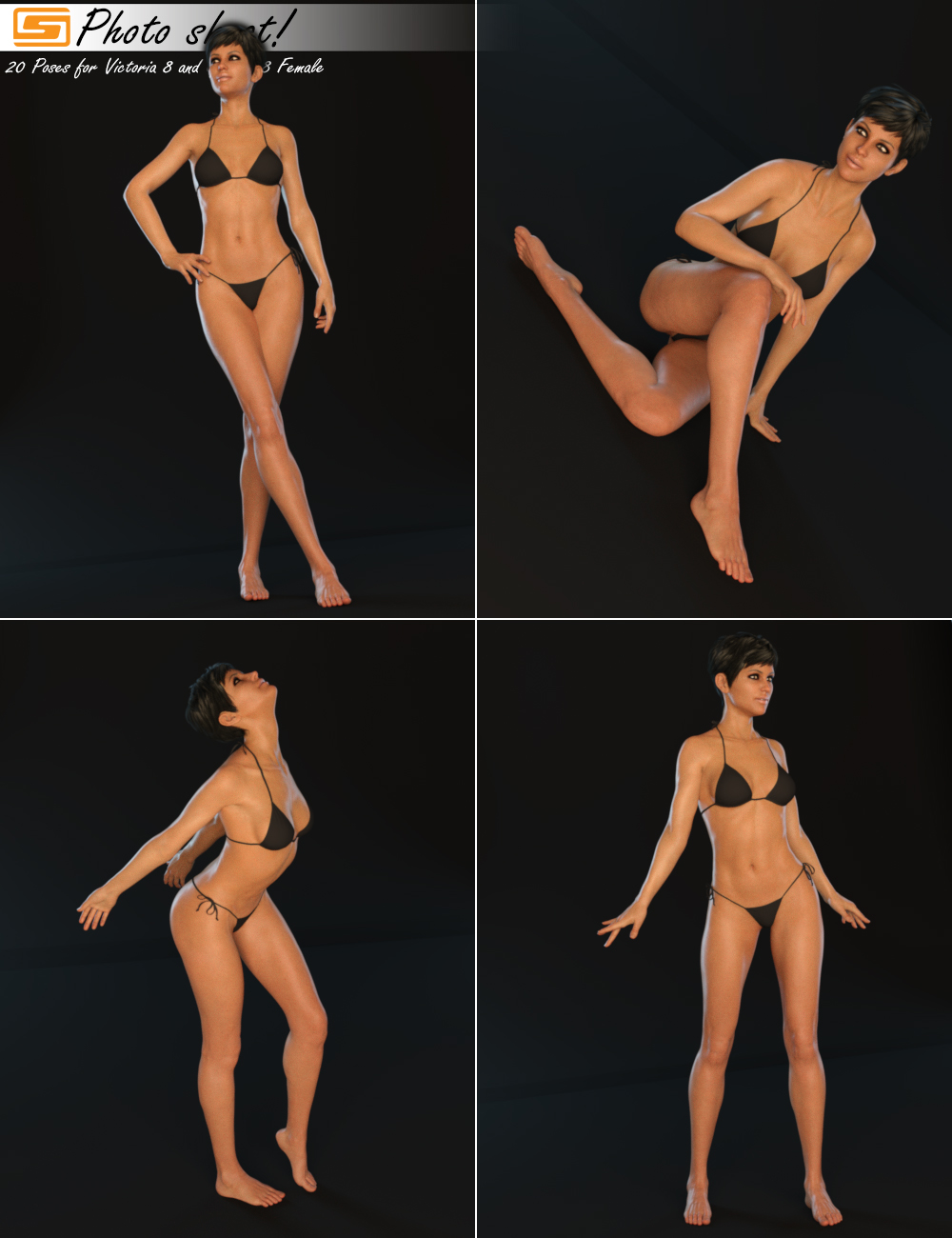 Photo Shoot! - Poses for Genesis 8 Female and Victoria 8 by: Sedor, 3D Models by Daz 3D