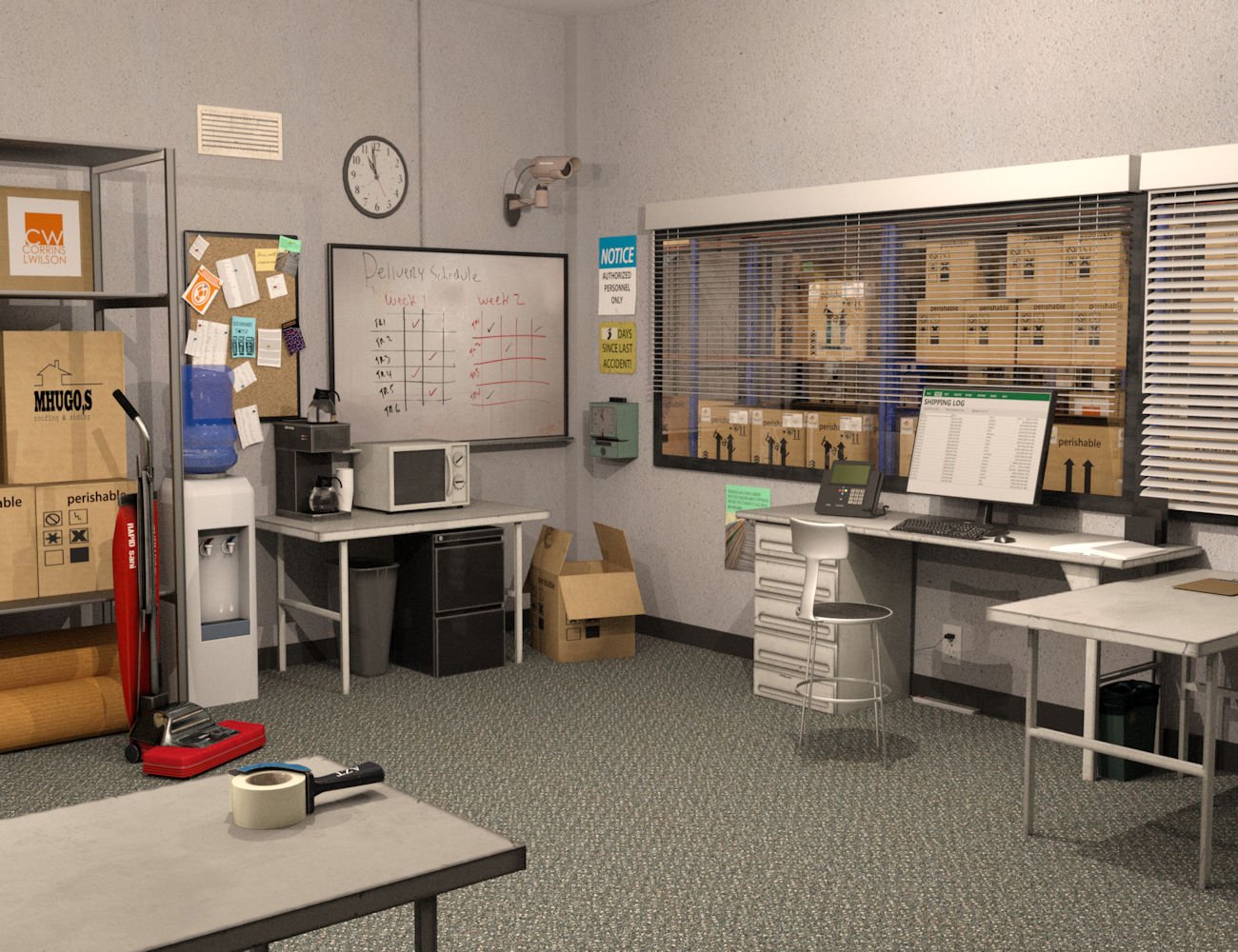 i13 Warehouse and Office i13 Warehouse and Office by: Fugazi1968ironman13, 3D Models by Daz 3D