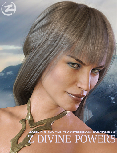 Z Divine Powers - Dialable and One-Click Expressions for Olympia 8 by: Zeddicuss, 3D Models by Daz 3D