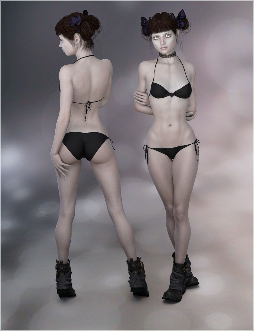 BD Tristessa for Genesis 3 Female by: Belladzines, 3D Models by Daz 3D