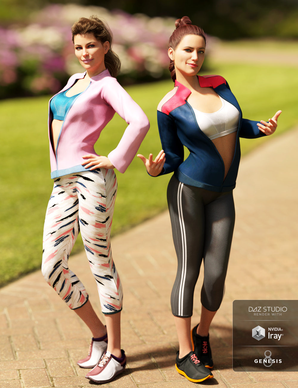 Active Wear Textures by: Shox-Design, 3D Models by Daz 3D