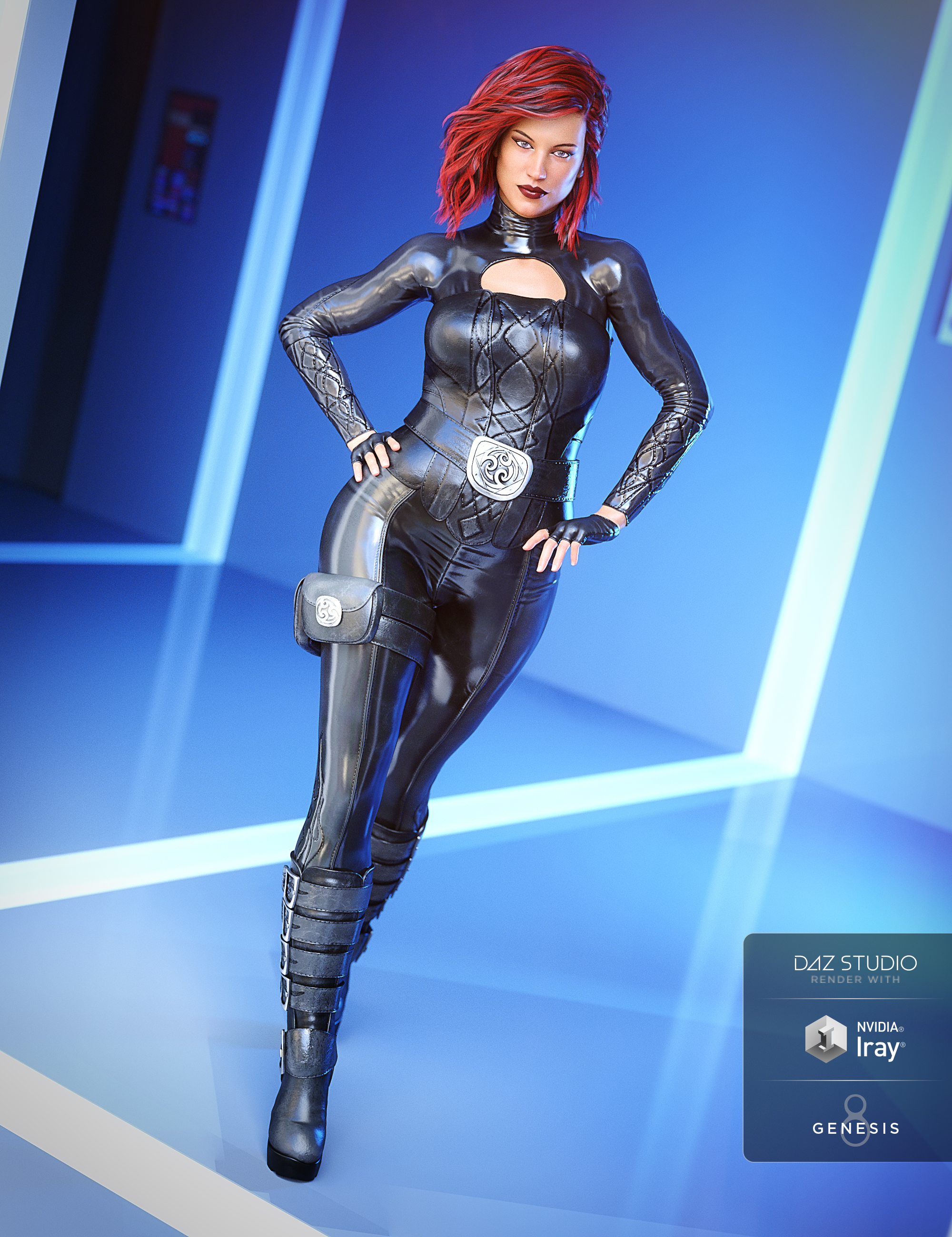 Lethal Rogue Outfit for Genesis 8 Female(s) by: DemianYura, 3D Models by Daz 3D