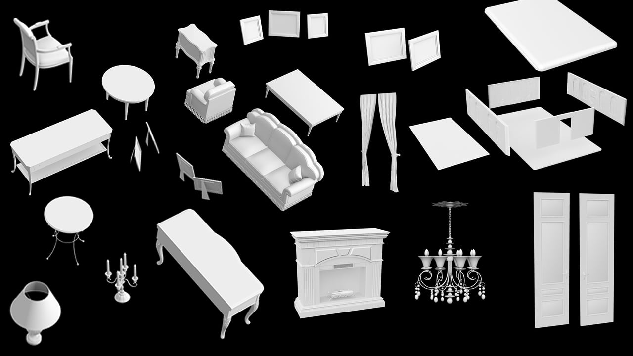 Old Royal Hall Old Royal Hall by: Tesla3dCorp, 3D Models by Daz 3D