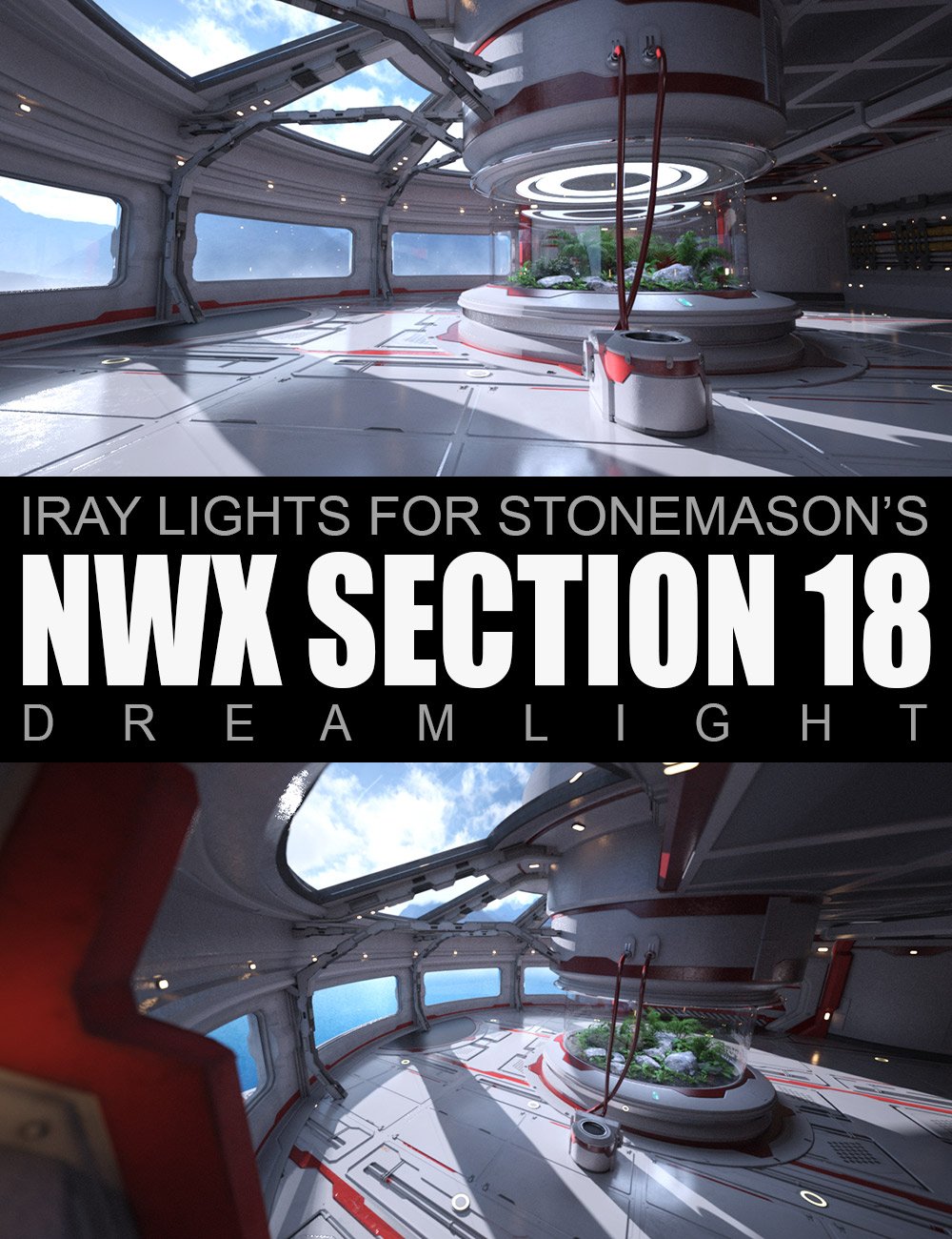 NWX Section 18 Iray Lights by: Dreamlight, 3D Models by Daz 3D