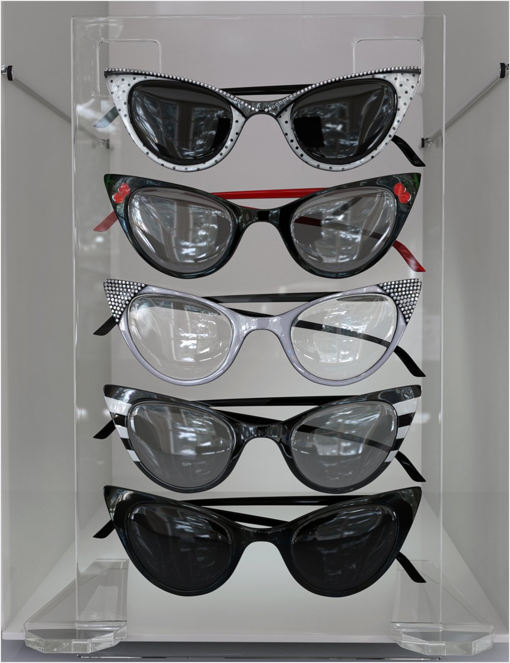 VRV Raine Glasses by: VRVirtuososEyeStorm, 3D Models by Daz 3D