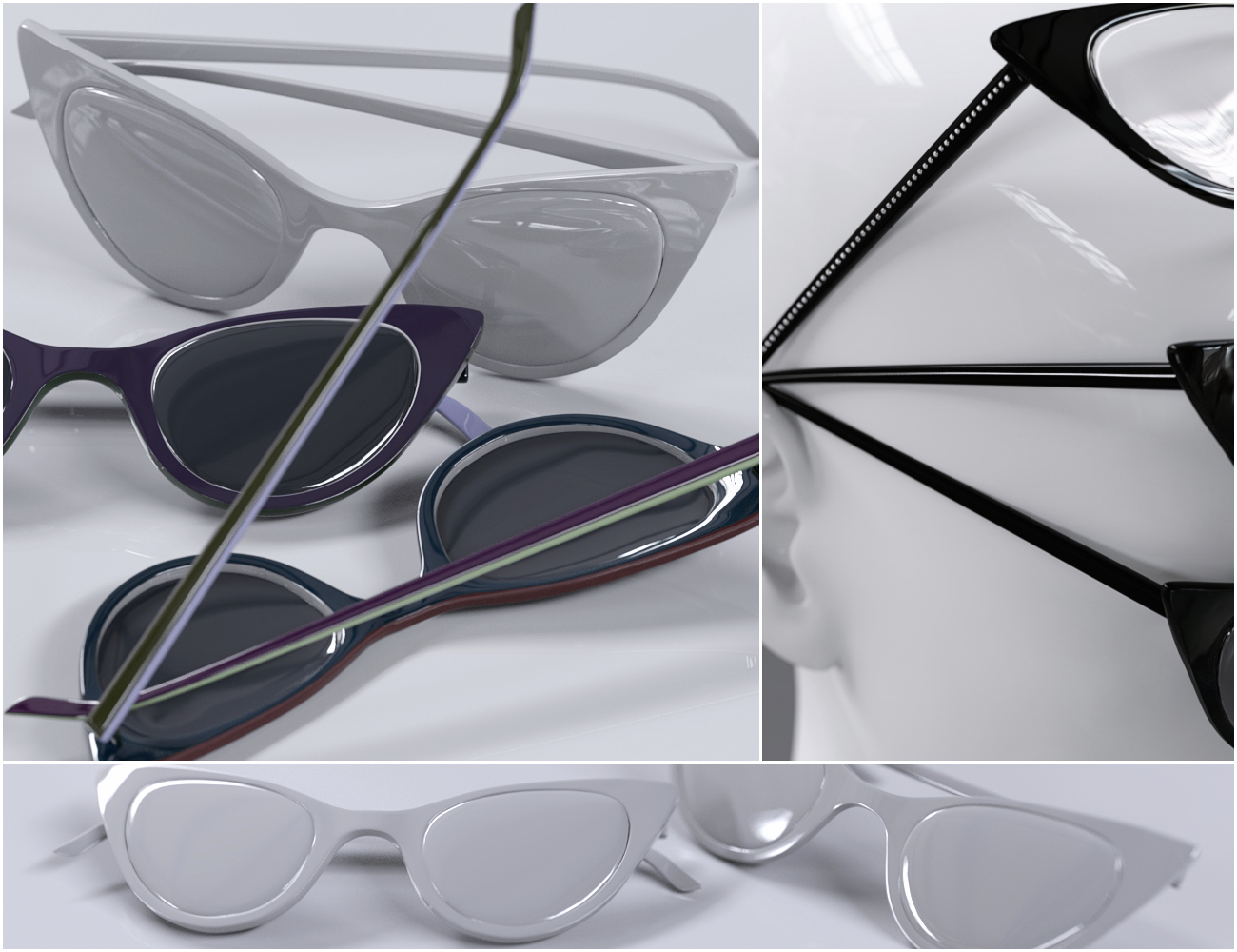 VRV Raine Glasses by: VRVirtuososTooth Fairy, 3D Models by Daz 3D